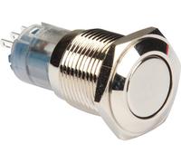 Velleman r1600 spdt 1no 1nc - botón de presión (metal, redondo), mul