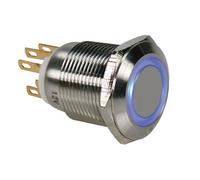 Velleman r1900b interruptor eléctrico interruptor pulsador gris