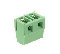 Velleman SCREW02PG7 Professional Screw Terminal, 2-Pole, Verde, 7.5Mm Pitch