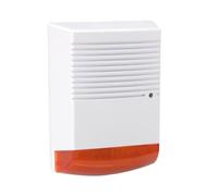 Velleman – Sirena falsa con LED intermitente rojo, resistente a la intem