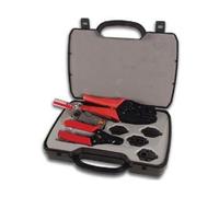 Velleman VTBNCS - Juego de herramientas de crimpado, corte y pelado coaxial, multicolor
