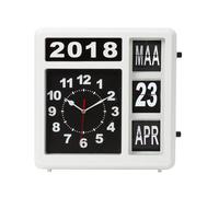 Velleman wc106 reloj de mesa o pared reloj mecánico rectángulo negro