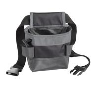 VELOFLEX 6900080 - Bolsa de herramientas S, 20 x 21 x 5 cm, bolsa multifuncional, bolsa de herramientas, bolsa de cinturón, negro-gris
