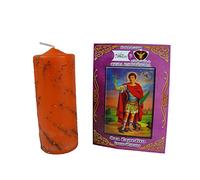 Velón Herbóreo San Expedito - Ritual místico para causas urgentes - Las Velas de Mariano