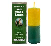 VELÓN RITUALIZADO DE SAN JUDAS TADEO CON SAQUITO Y PERGAMINO: ESTUDIOS Y CASOS IMPOSIBLES.
