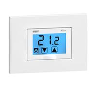 vemer termos Tato Touchscreen ve458600 termos Tato Touch Screen Da Incasso con Alimentazione a batería regolazione Della Temperatura Ambiente Sia en riscaldamento Che en condizionamento vemer ve458600 Colore Bianco indicazione Di Batteria scarica Blocco Tastiera con Password per luoghi Pubblici