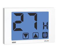 VEMER VE476800 AKUOS - Higrostato de Pantalla Táctil de Pared Digital, Alimentación 230V, Blanco