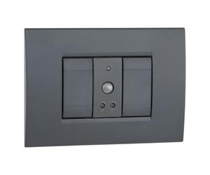 VEMER VE770700 Modelo SENS IR Grigio Detector de movimiento de montaje empotrado, 230V Color Gris Antracita