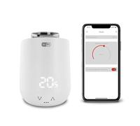 VEMER VE798100 THERMOPRO WiFi - Válvula termostática WiFi para Radiador con App, Cabezal Termostático Inteligente, Termostato de Calefacción, Funciona con Pilas, Blanco