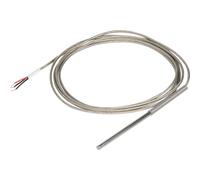 VEMER VJ44250000 PT100 - Sonda de Temperatura con Termorresistencia y Sensor de Platino a 3 Hilos - Precisión Alta para Medición de Temperatura, Cable de 3 Metros