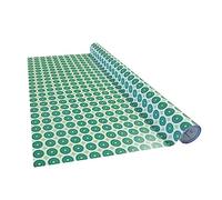 Venilia Lámina adhesiva, Awale Círculos Patrón retro Verde, 45cm x 2m, Espesor 95μ, Vinilo autoadhesivo para muebles o cocina, decorativas papel pintado pared, PVC sin ftalatos, Fabricado en UE