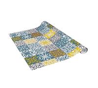 Venilia Lámina adhesiva, Baldosas orientales Óptica de tejas, 45cm x 2m, Espesor 95μ, Vinilo autoadhesivo para muebles o cocina, decorativas papel pintado pared, PVC sin ftalatos, Fabricado en UE