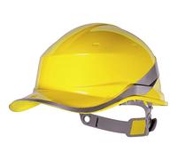 Venitex Casco de béisbol Diamond V Amarillo