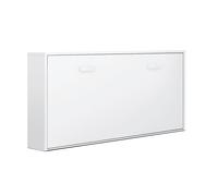 Venprodin - Cama Abatible Horizontal Plegable de Pared White