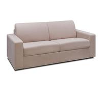 Venta-única - Sofá Convertible Express de 3 plazas en Tela Beige COGLIO