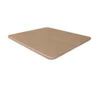 Ventadecolchones - Base Tapizada Drago Reforzada con Sistema Antiruido | Sin Patas | 3D Beige | Medida 150 x 190 cm (2 uds. 75 x 190 + uniones)