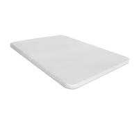 Ventadecolchones - Base Tapizada Drago Reforzada con Sistema Antiruido | Sin Patas | 3D Blanco | Medida 90 x 200 cm