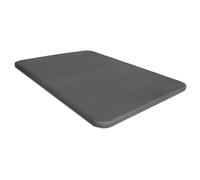 Ventadecolchones - Base Tapizada Drago Reforzada con Sistema Antiruido | Sin Patas | 3D Gris | Medida 105 x 190 cm