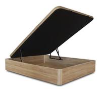 Ventadecolchones - Canapé Abatible de Madera Cambrian con Tapa en Tejido 3D Transpirable | Grosor del cajón 30 mm | Medida de 150 x 190 cm