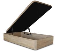 Ventadecolchones - Canapé Abatible de Madera Cambrian con Tapa en Tejido 3D Transpirable | Grosor del cajón 30 mm | Medida de 105 x 190 cm