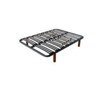 Ventadecolchones - Somier Multiláminas con reguladores de firmeza (5 Patas Madera Incluidas)- Altura de Las Patas 27cm - 150 x 190 cm