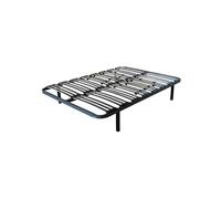 Ventadecolchones - Somier Multiláminas con reguladores de firmeza (5 Patas metálicas Incluidas)- Altura de Las Patas 27cm - 150 x 190 cm