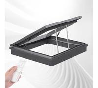 Ventana de techo eléctrica automática con control remoto y sensor de lluvia, perfecta para áticos, terrazas y sótanos. Aumenta la luz diurna y la e ventilación