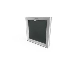 Ventana de ventilación para insertar en una pared de bloques de vidrio, ladrillo u hormigon | Dimensiones cm 48x48x8 | Sustituye 4 bloque de vidrio de 24X24x8 cm.| Unidad de venta 1 ventana