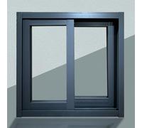 Ventana deslizante de aleación de aluminio personalizable, ventilación horizontal para sótano, baño y cobertizo, 120 x 100 cm, duradera, eficiente energéticamente, fácil de instalar