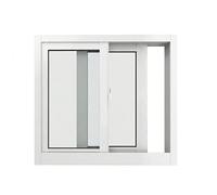 Ventana Horizontal Corredera Aluminio, Manilla Fácil Instalar, Vidrio Templado - para Cobertizo Jardín, Trastero, Protección Antirrobo(White,29x21"/74x53CM)