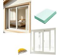 Ventanas Correderas Horizontales,con ScreenWindows,81x20cm