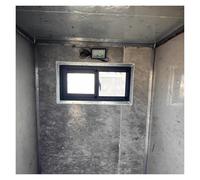 Ventanas correderas Ventana Corrediza Horizontal Extra Ancha De 120 110 100 90 80 70 60 50 40 Cm Para Sótano/garaje/cobertizo/gallinero O Casa De Juegos, Marco De Metal Con Vidrio Templado(WxH 80x40cm