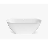 Vente-unique - Bañera exenta Sortino - L 160cm x A 80cm x H 58cm - acrílico - blanco