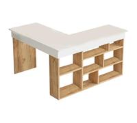 Hanah Home Mesa de estudio Ct5-Aw Pino Atlántico y Blanco