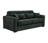 Vente-unique - Sofá Cama 4 plazas Mondovi - Terciopelo - Verde