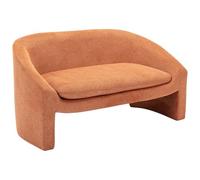 Vente-unique - Sofá Fijo 2 plazas Ossana - poliéster - Terracota