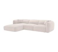 Vente-unique-Sofá rinconera Izquierdo de Tela Beige CAMILIO de Maison Céphy