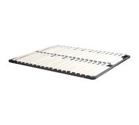 Vente-unique - Somier de l·Minas para Cama 180 x 200 cm - 2x19 l·Minas - Sin Patas - Negro - Kalista de YSM…E