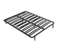 Vente-unique-Somier de l·Minas para Montar 160 x 200 cm - 30 l·Minas - 3 Zonas de Soporte Lumbar reforzadas - con Patas - Negro - CERRISI de YSM…E
