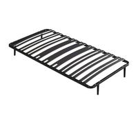 Vente-unique - Somier de l·Minas para Montar 90 x 190 cm - 15 l·Minas - 3 Zonas de Soporte Lumbar Reforzado - con Patas - Negro - CERRISI de YSM…E