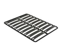 Vente-unique - Somier de Lamas 2 plazas Montiano - Metal - Negro