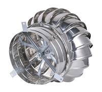 Ventilación de techo de 300 mm, acero inoxidable 304, sin potencia, giratorio, para casas, fábrica y ático