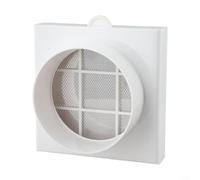 Ventilación del filtro de aire del conducto, Filtro de malla de aleación de aluminio, Filtro de ventilador extractor lavable, Purificador de aire de tubería de PVC, Sistema de filtración de conductos