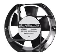 Ventilador 220V 12025 12038 15050 17251 18060 20060 | Ventilador 220V alta velocidad doble rodamiento de bolas funcionamiento silencioso refrigeración ventilación(HY17251HA2ST)