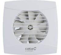 Ventilador axial Cata UC-12 TH, con control automático, 12W, conducto de 120mm, color blanco