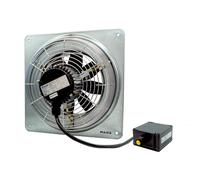 Ventilador axial de pared DZQ 30/6 B Ex t con placa mural, trifásico, protección contra explosiones de polvo, 1100m3/h de Maico - 0083.0204