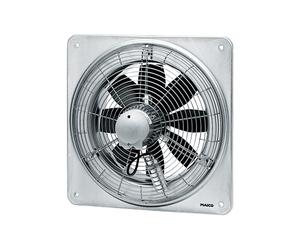 Ventilador axial de pared EZQ 30/2 B con placa de pared cuadrada, corriente alterna, DN300 de Maico - 0083.0107