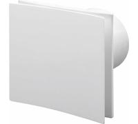 Ventilador axial Sapho EIRA con temporizador, 15W, conducto de 100mm, color blanco