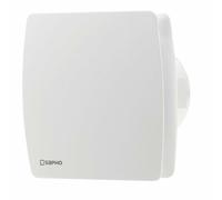 Ventilador axial Sapho LEX con temporizador, 15W, conducto de 100mm, color blanco