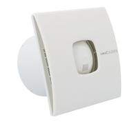 Ventilador axial SILENTIS 12 T para baño, con temporizador, 20W, conducto de 120mm, color blanco